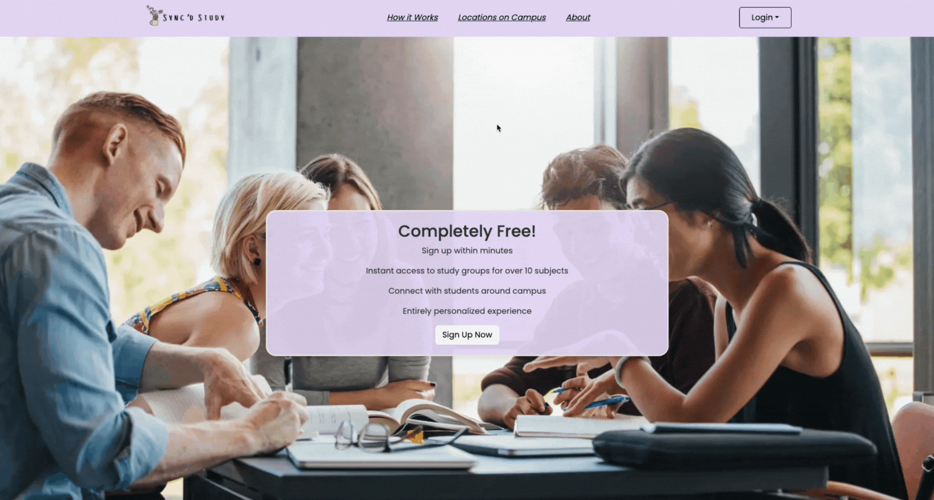 Landing page